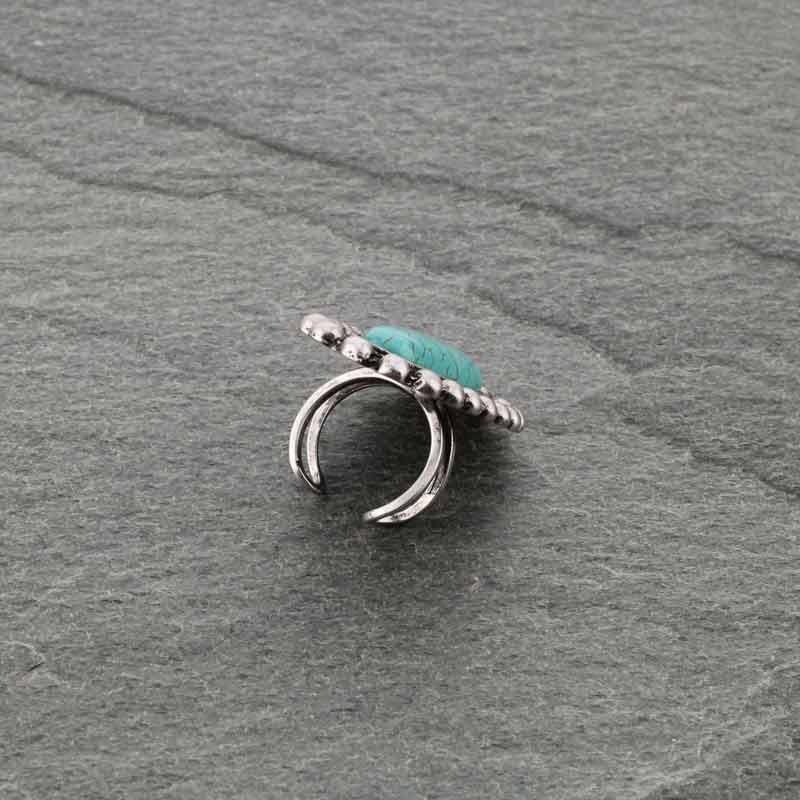 Natural Stone Adjustable Ring - Image 3
