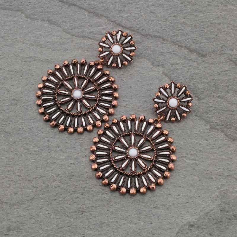 Western Style Stone Post Earrings