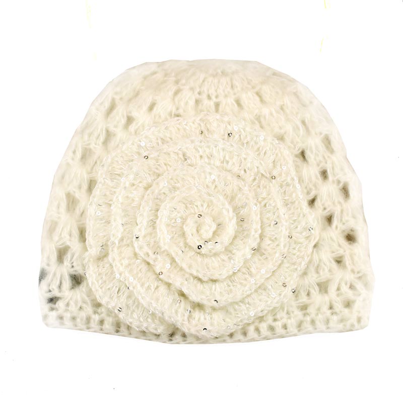 Fashion "Flower" Knit Beanie