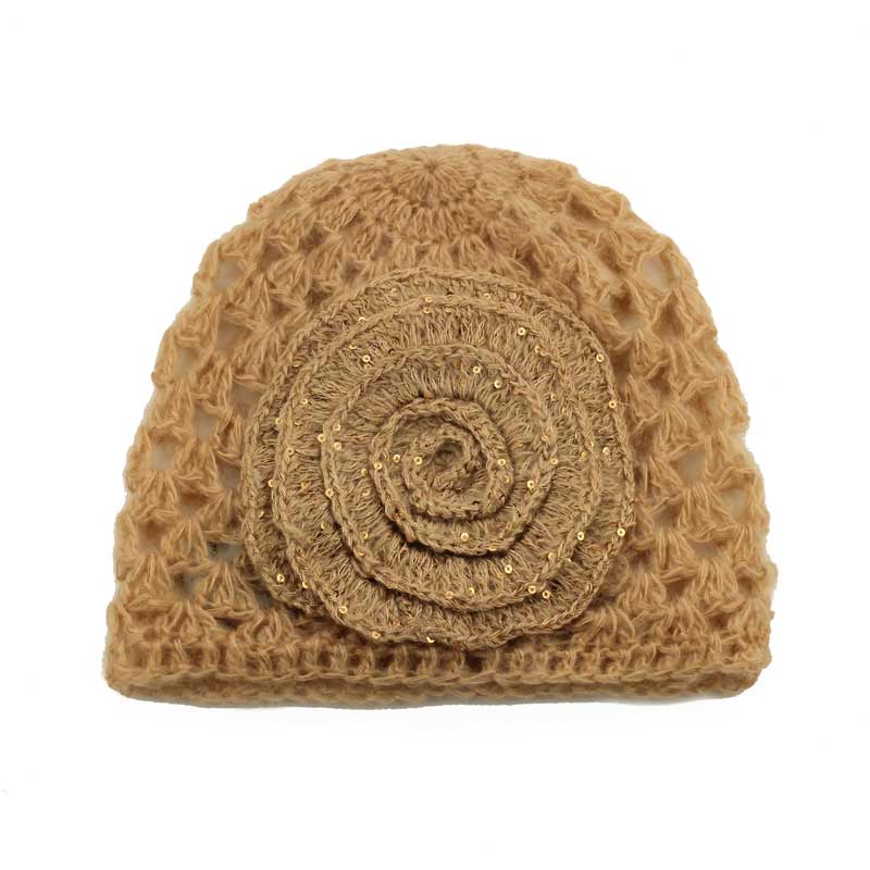 Fashion "Flower" Knit Beanie