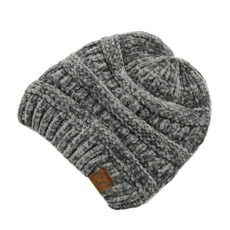C.C Ribbed Chenille Beanie Hat