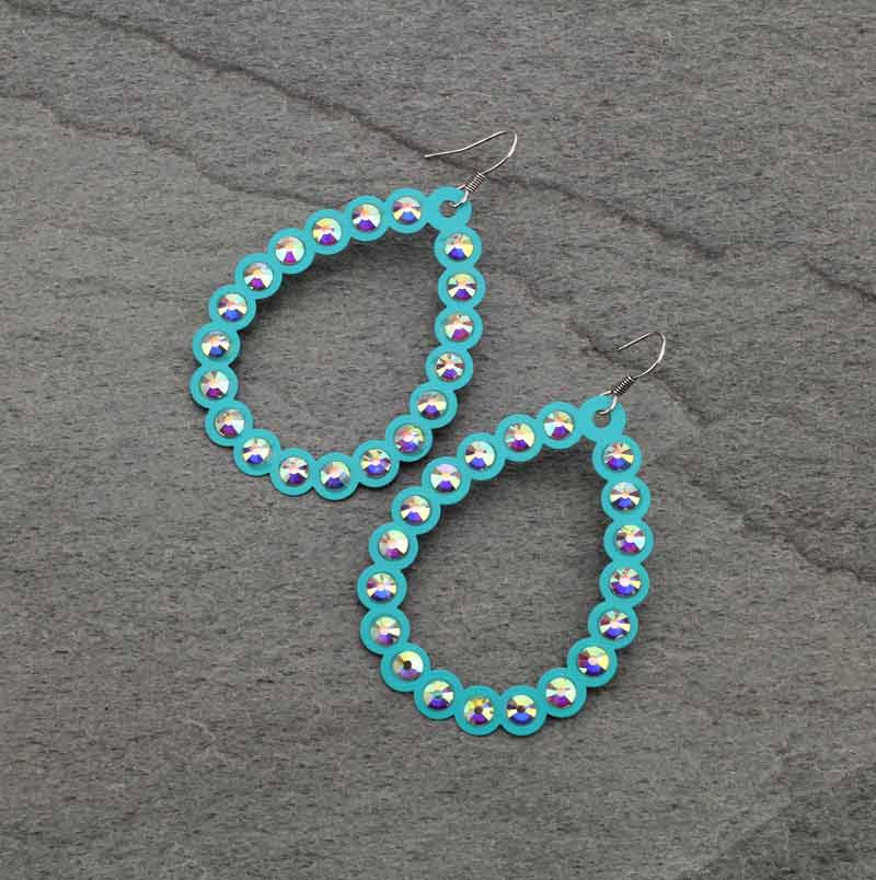 Tear Drop Fish Hook Earrings