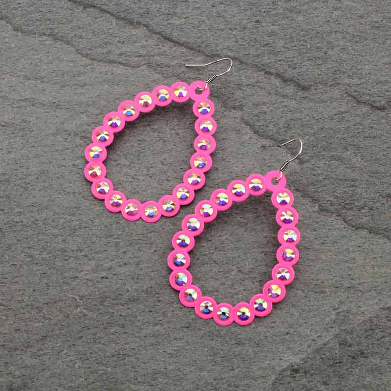 Tear Drop Fish Hook Earrings