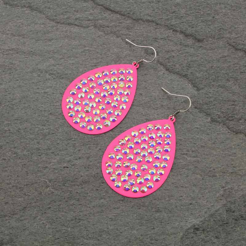 Tear Drop Fish Hook Earrings