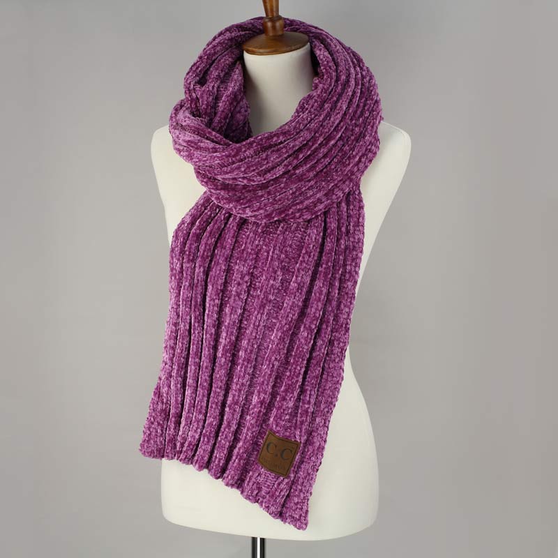 C.C Ribbed Chenille Scarf - Image 2