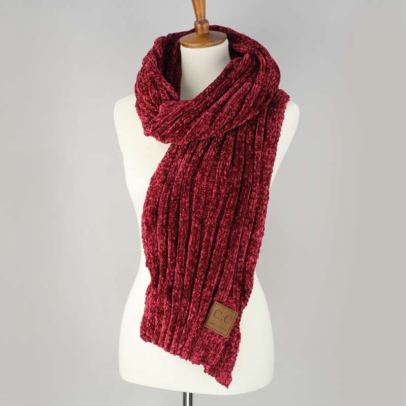 C.C Ribbed Chenille Scarf - Image 2