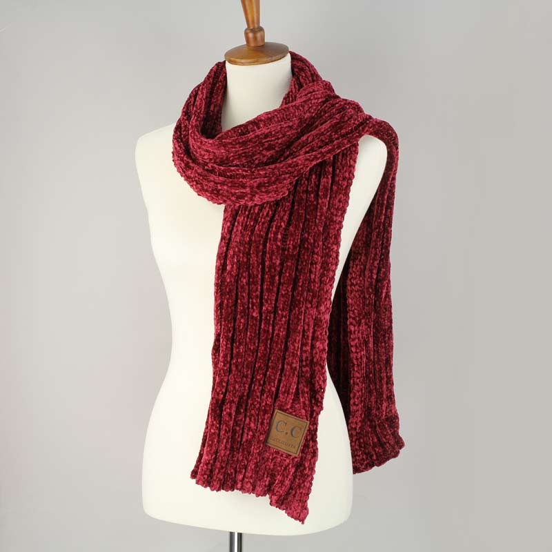 C.C Ribbed Chenille Scarf