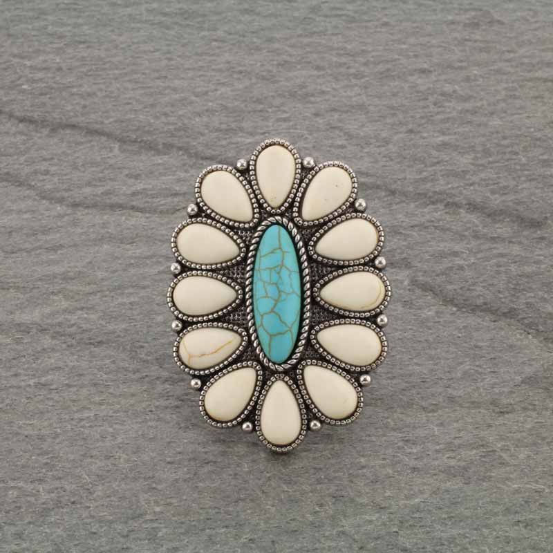 Western Style Cuff Ring