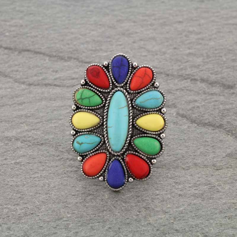 Western Style Cuff Ring