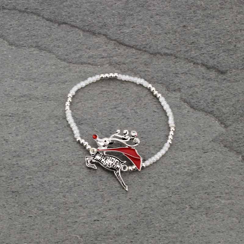 X-Mas Reindeer Stretch Bracelet