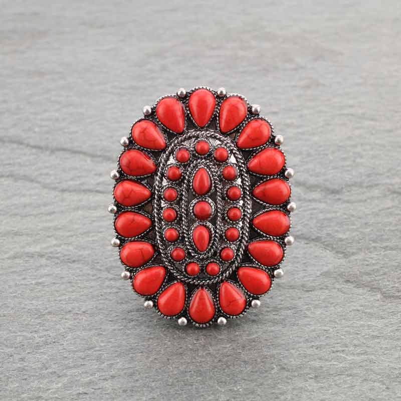 Natural Stone Concho Phone Grip and Stand