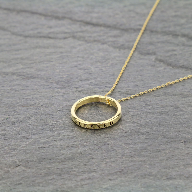 "BLESSED" Fashion Necklace