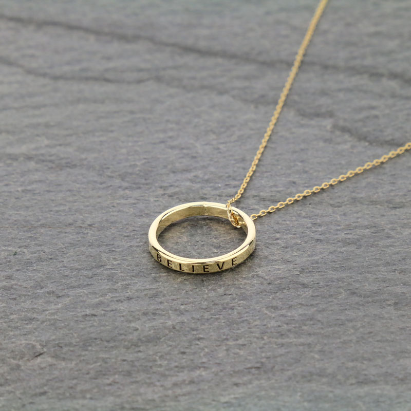 "BELIEVE" Fashion Necklace