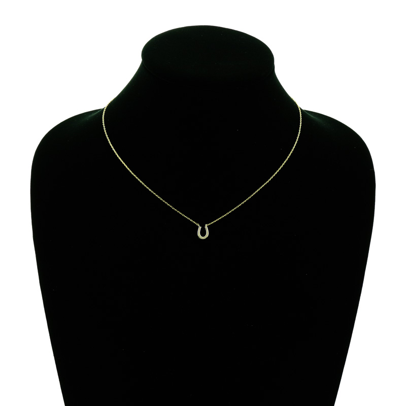 Horseshoe Brass Necklace - Image 2