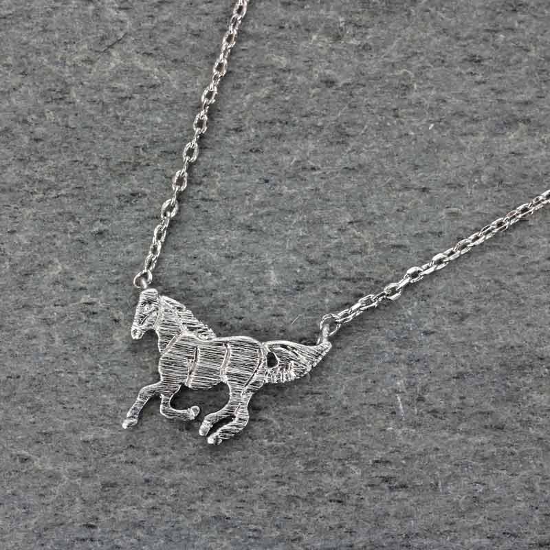 Horse Pendant Necklace