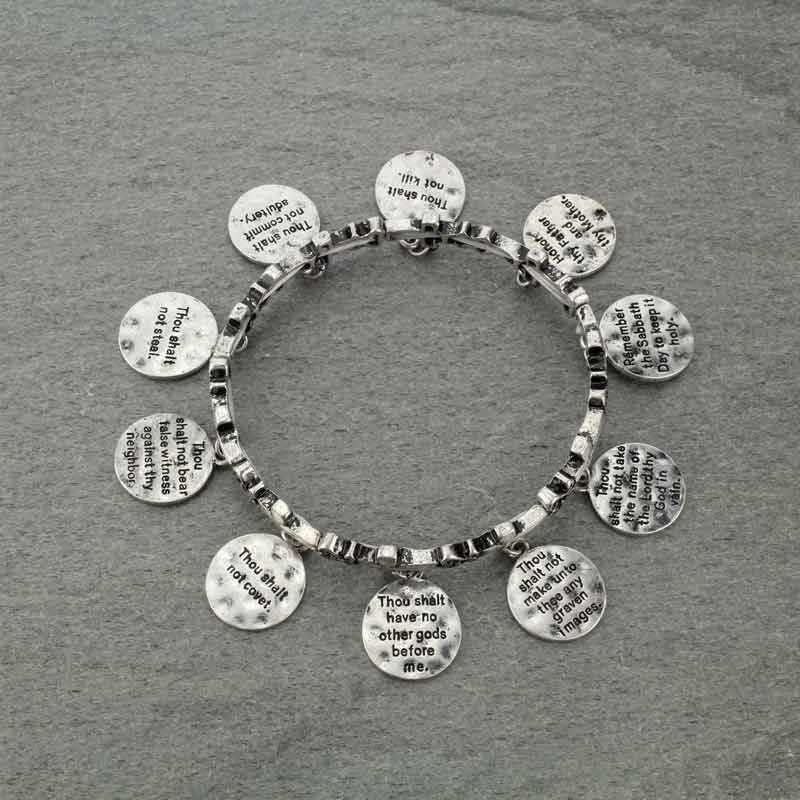 10 Commandment Stretch Bracelet - Image 2