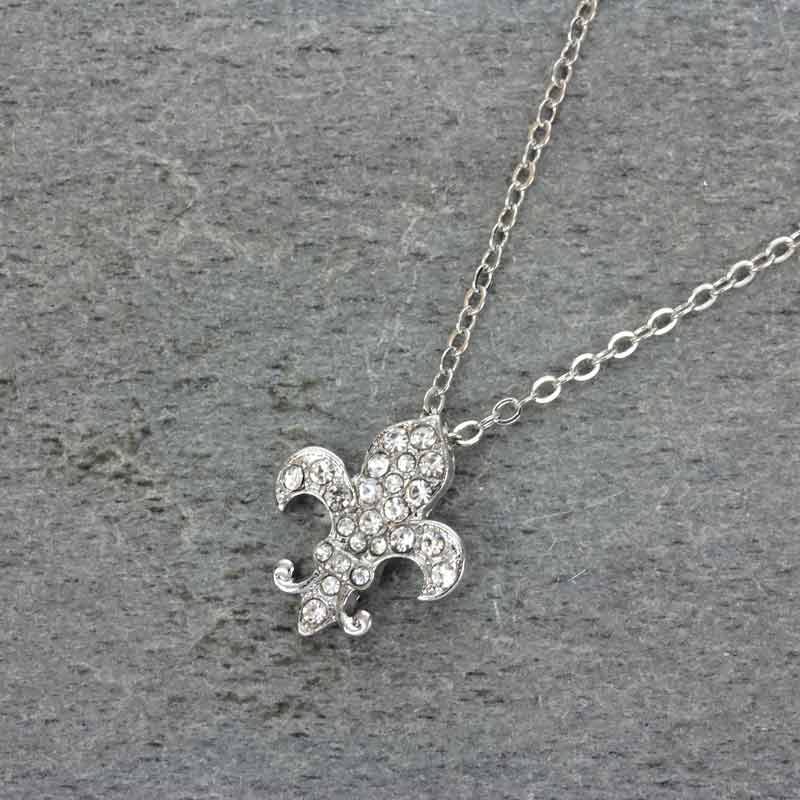 Fleur De Lis Pendant Necklace