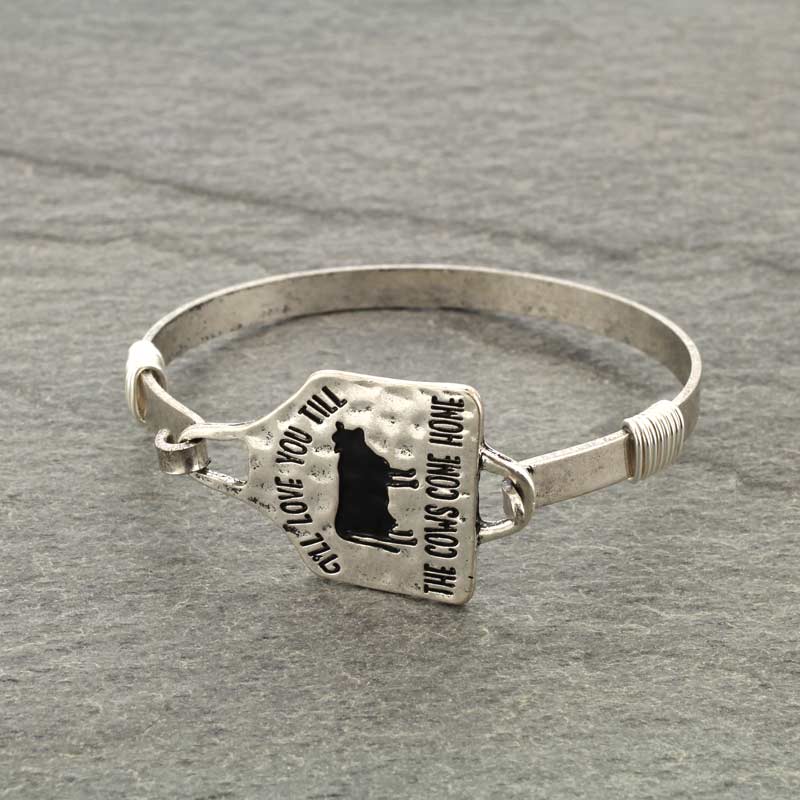 "Till The Cows Come Home" Wire Bracelet