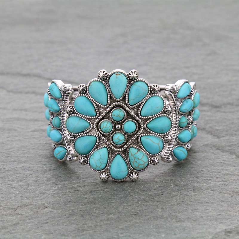 Western Style Stone Stretch Bracelet