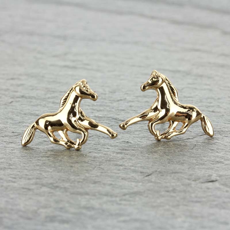 Horse Post Earrings