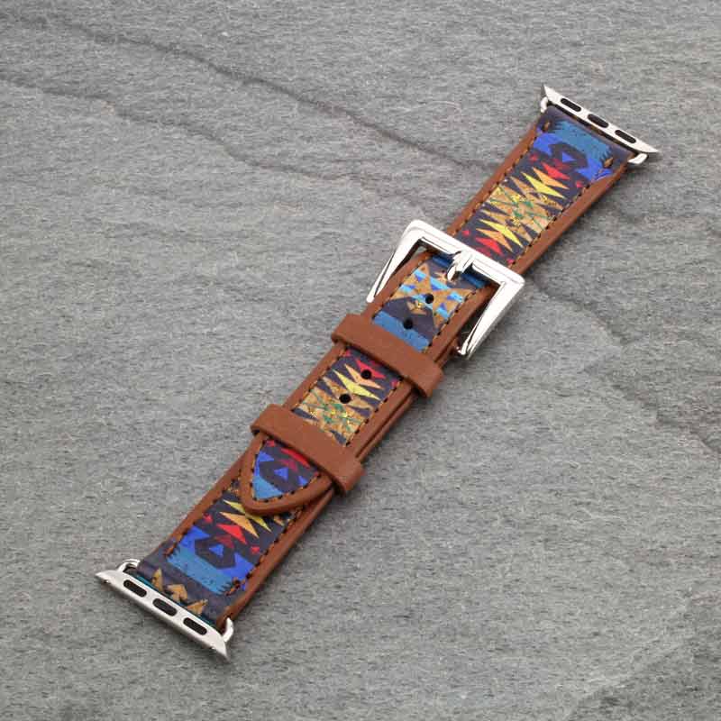 Western Navajo Style Pattern Apple Watch Band