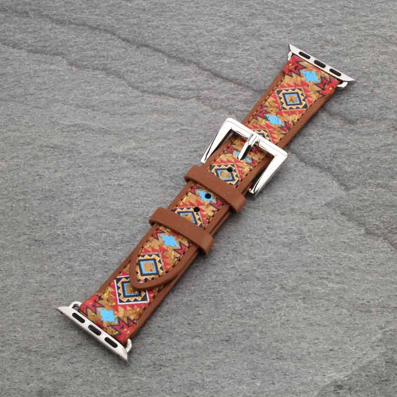 Western Navajo Style Pattern Apple Watch Band