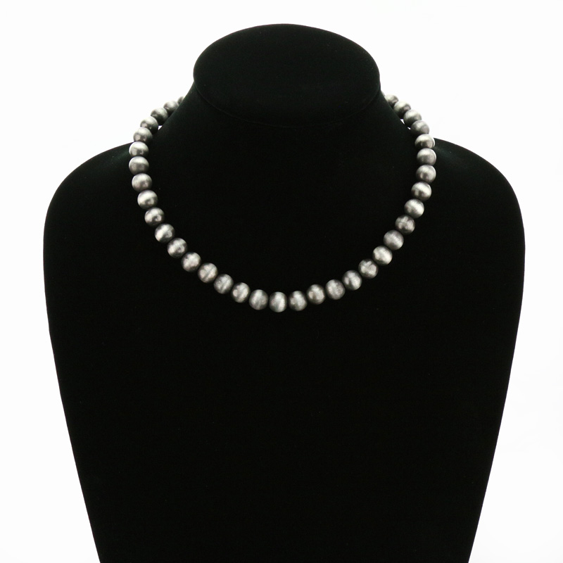 Western 10mm Navajo Style Pearl Necklace - Image 2