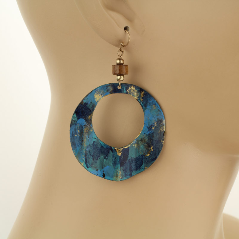 Western Style Fish Hook Earrings - Image 2