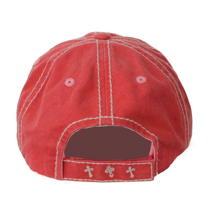 "PHILIPPIANS 2:13" Washed Cotton Vintage Ball Cap - Image 2