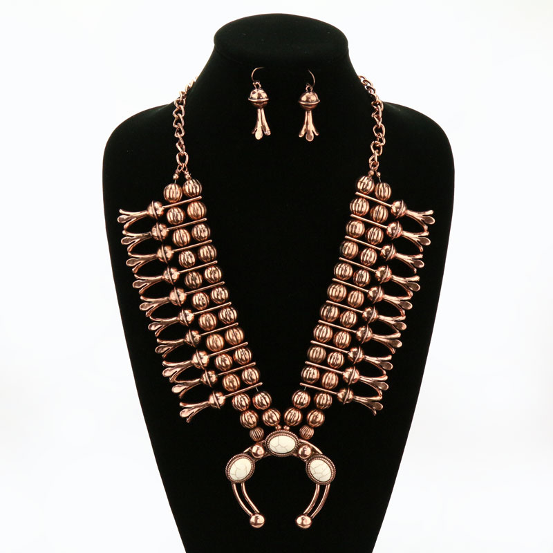 Squash Blossom Necklace Set - Image 2