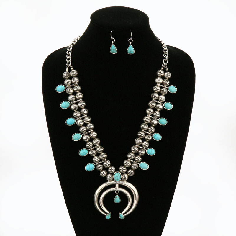Squash Blossom Necklace Set - Image 2