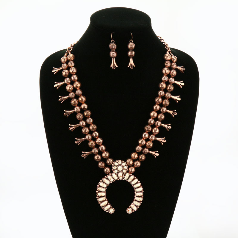 Squash Blossom Necklace Set - Image 2