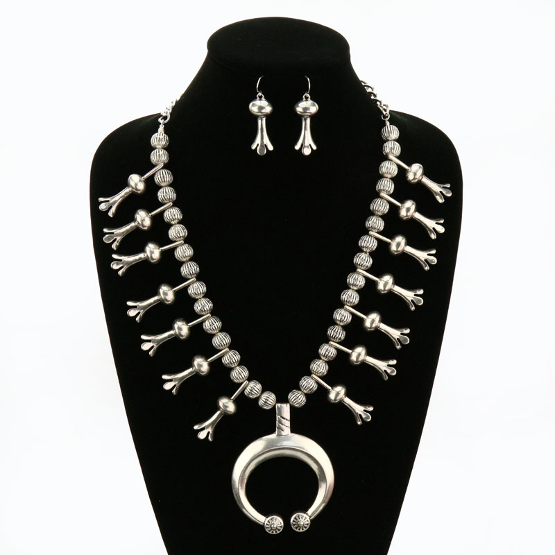 Squash Blossom Necklace Set - Image 2