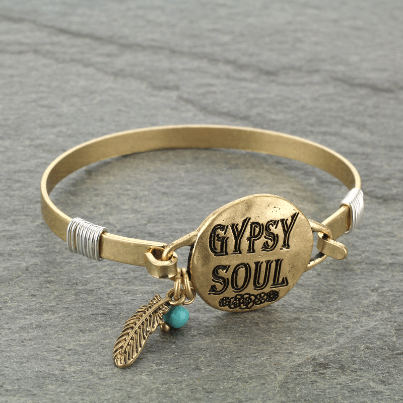 "Gypsy Soul" Wire Bracelet