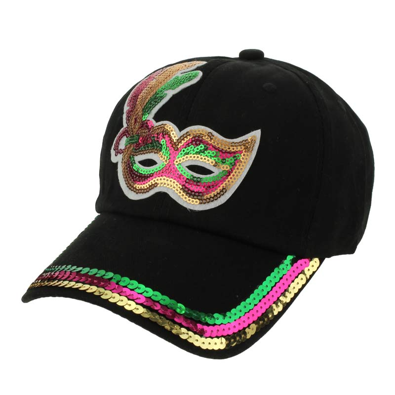 Mardi Gras Sequin Ball Cap