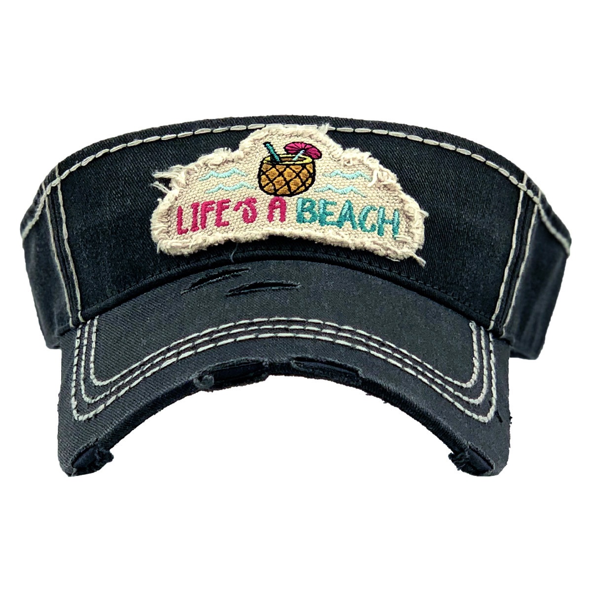 "Life's a Beach" Vintage Sun Visor