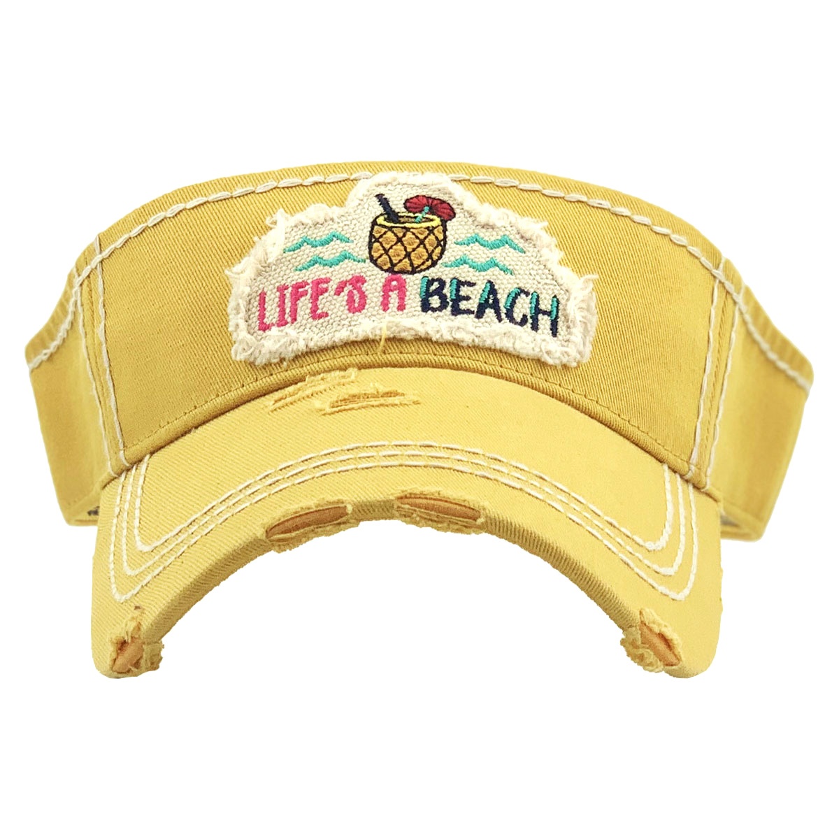 "Life's a Beach" Vintage Sun Visor