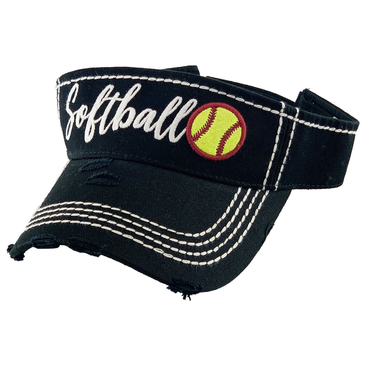 "Softball" Vintage Sun Visor - Image 3