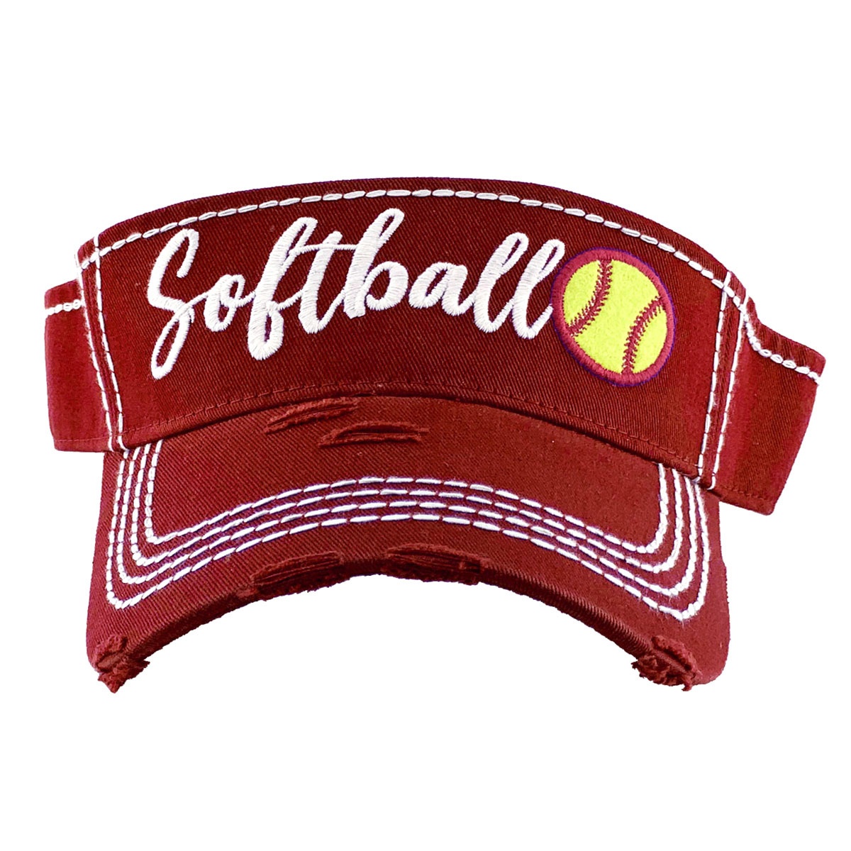 "Softball" Vintage Sun Visor