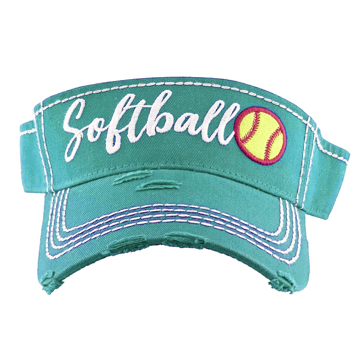 "Softball" Vintage Sun Visor
