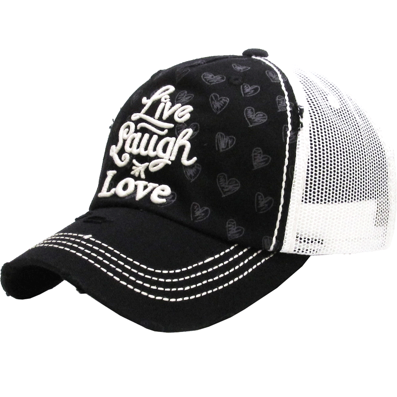 "Live Laugh Love" Ladies Vintage Mesh Cap
