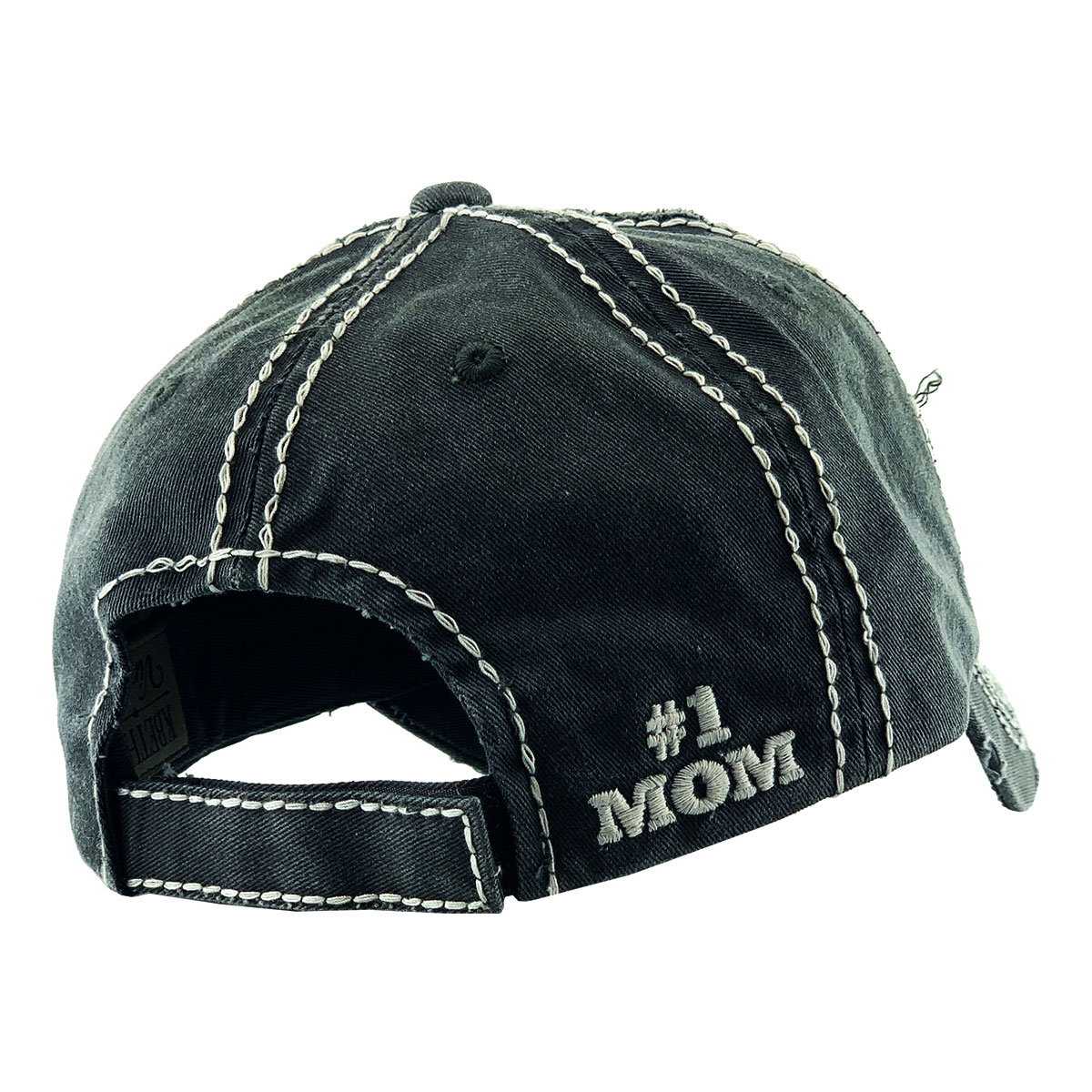 "#1 MOM" Vintage Ball Cap - Image 3