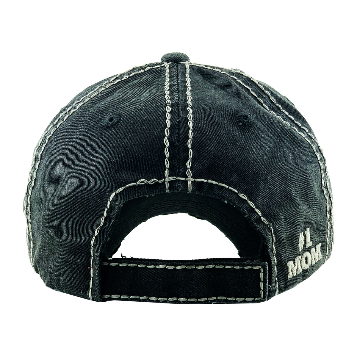 "#1 MOM" Vintage Ball Cap - Image 2