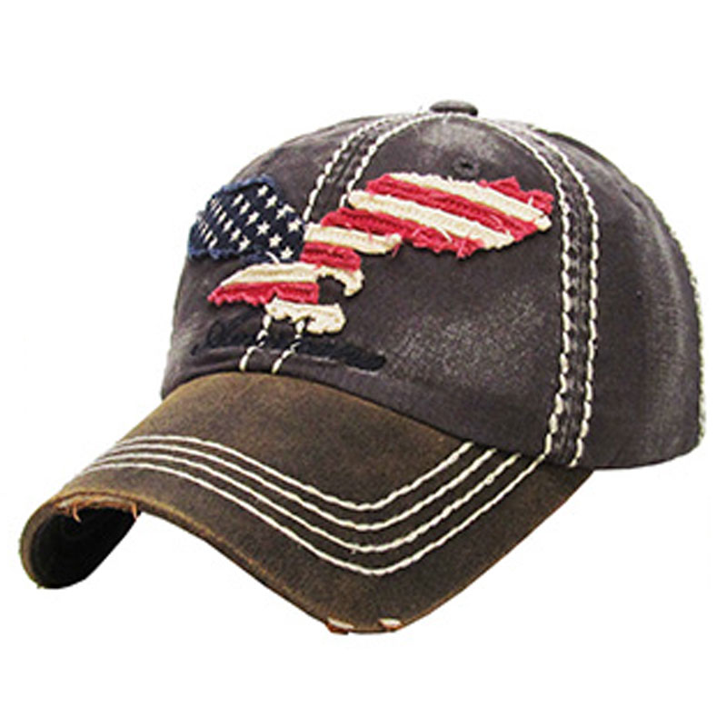 EAGLE FLAG Washed Cotton Vintage Ballcap