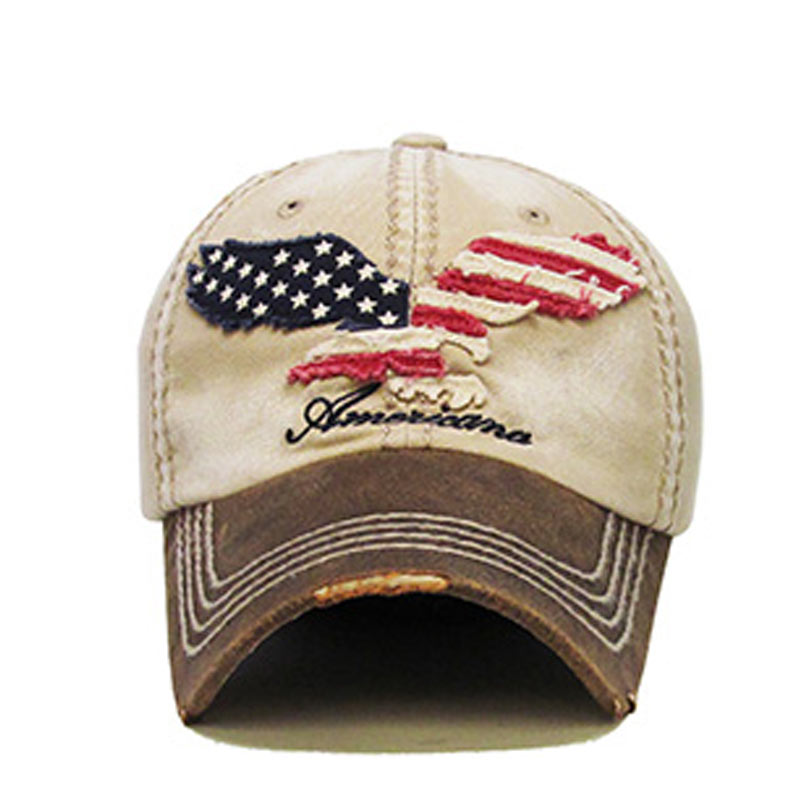 EAGLE FLAG Washed Cotton Vintage Ballcap - Image 3