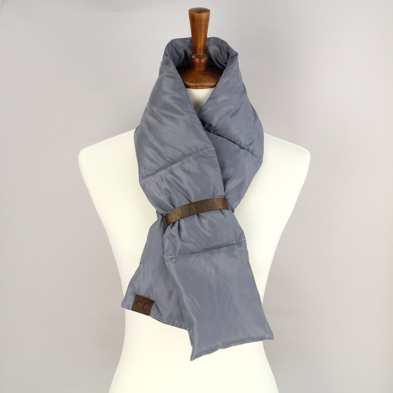 C.C Women's Quilted Puffer Scarf