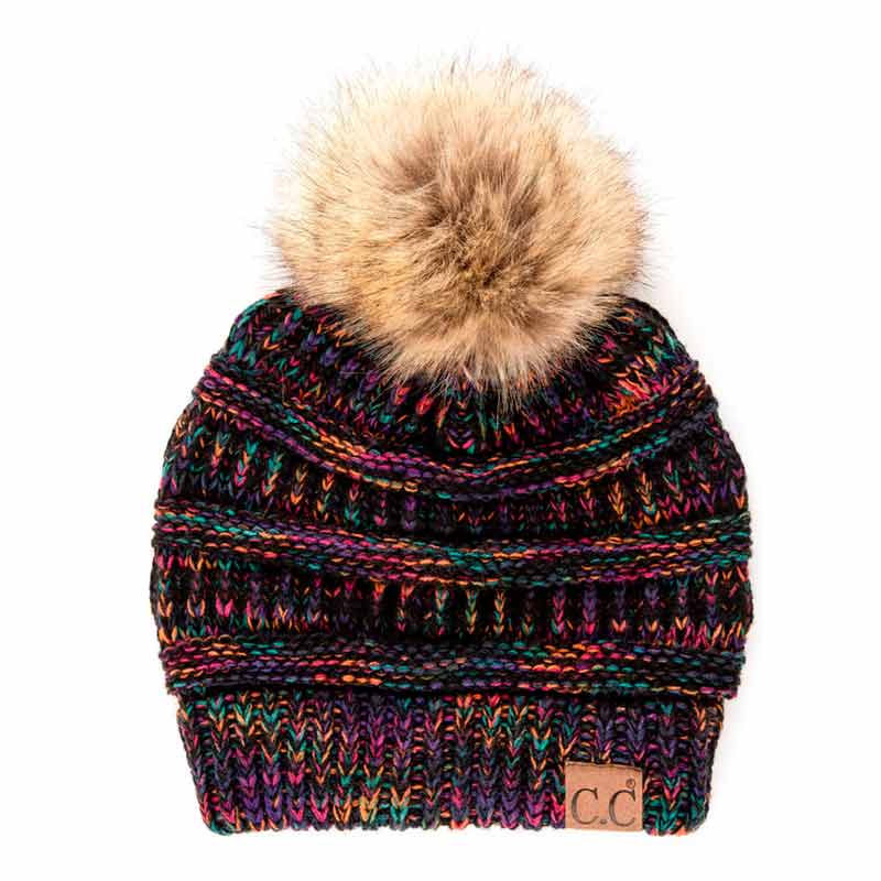 C.C 4 Tone Thread Mix Color Beanie