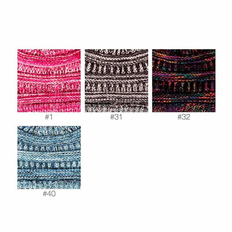 C.C 4 Tone Thread Mix Color Beanie - Image 2
