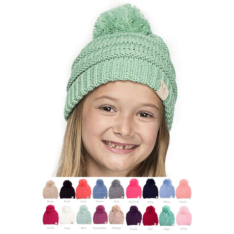 C.C Children Pom Beanie - Image 2