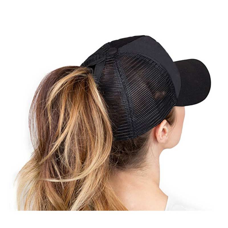 CC Denim Pony Cap with Mesh - Image 5